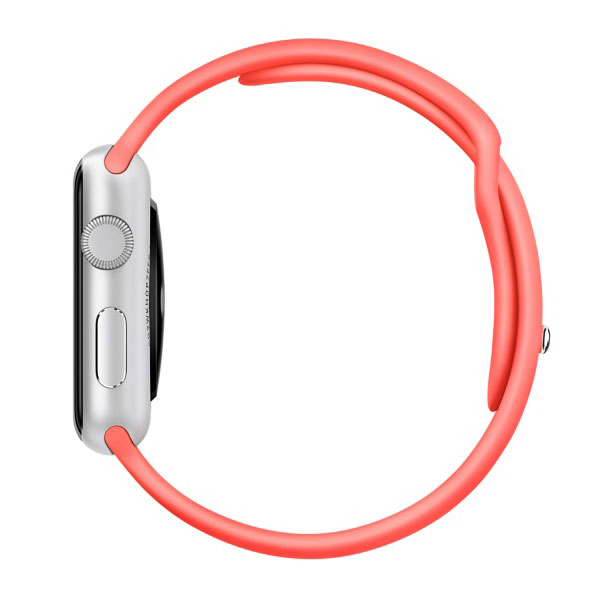 عکس Pink Sport Band Apple Original، عکس بند اسپرت صورتی اورجینال اپل