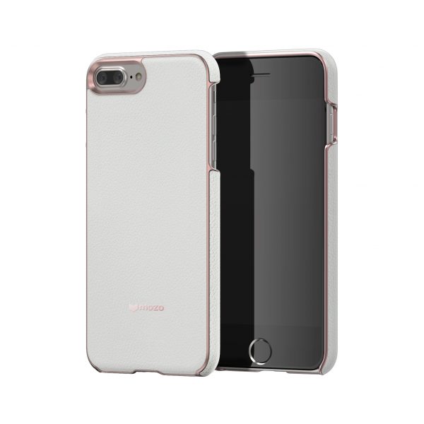 تصاویر قاب آیفون 8/7 پلاس موزو مدل White Leather، تصاویر iPhone 8/7 Plus Case Mozo White Leather