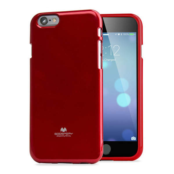 گالری Goospery i Jelly Case for iPhone 4.7 inch - Red، گالری قاب گوسپری قرمز مناسب برای آیفون 4.7 اینچی