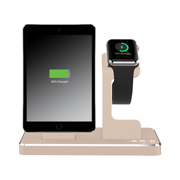 گالری استند شارژ آیفون و اپل واچ پرومیت مدل NuDock، گالری iPhone and Apple Watch Stand Promate NuDock