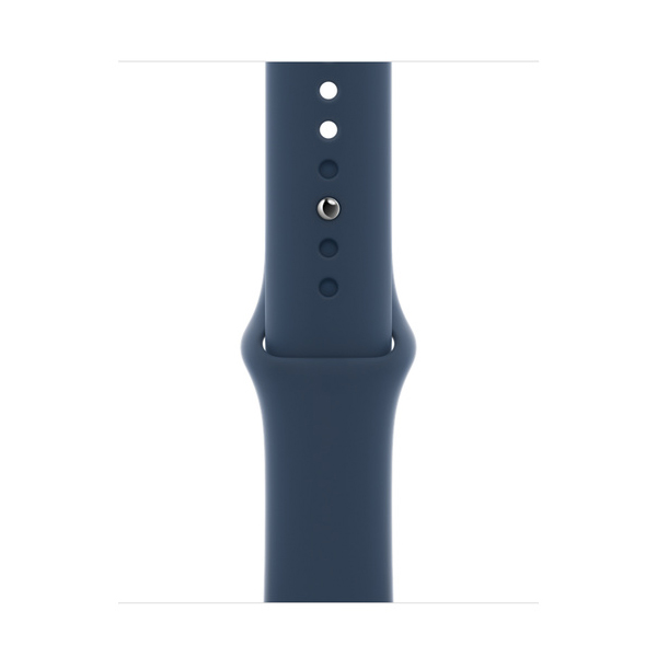 آلبوم ساعت اپل اس ای جی پی اس Apple Watch SE GPS Silver Aluminum Case with Abyss Blue Sport Band 40mm 2021، آلبوم ساعت اپل اس ای جی پی اس بدنه آلومینیم نقره ای و بند اسپرت آبی 40 میلیمتر مدل 2021
