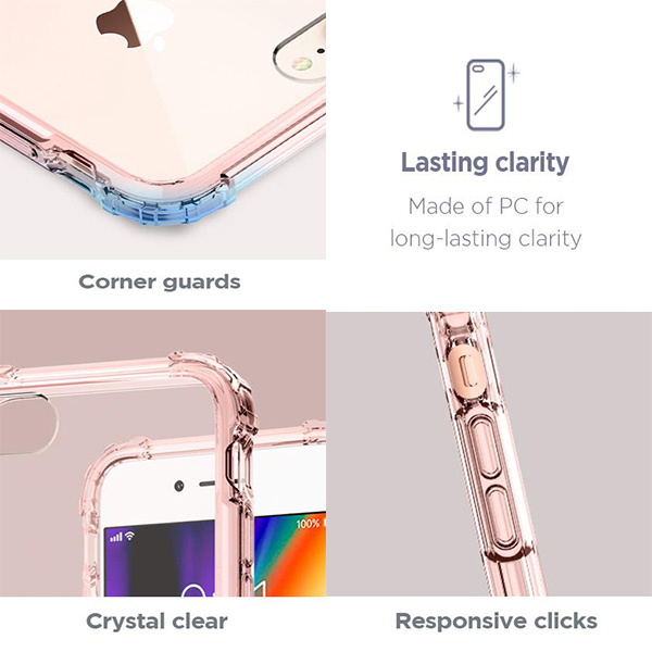 ویدیو قاب آیفون 8/7 اسپیژن مدل Crystal Shell، ویدیو iPhone 8/7 Case Spigen Crystal Shell