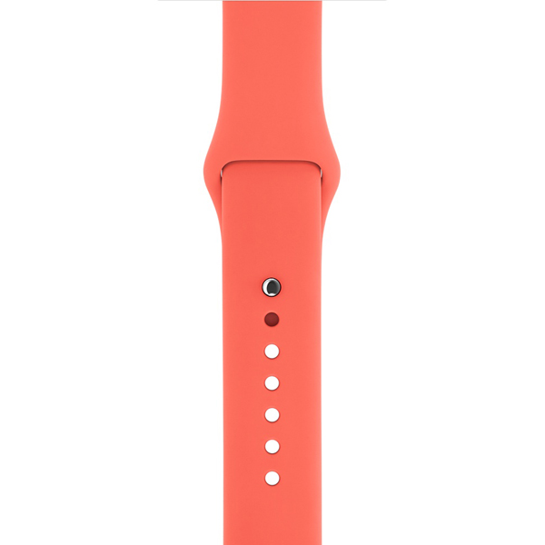ویدیو ساعت اپل بدنه آلومینیوم نقره ای بند اسپرت صورتی 42 میلیمتر، ویدیو Apple Watch Watch Silver Aluminum Case Pink Sport Band 42mm