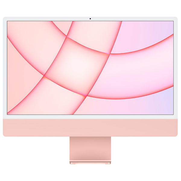 عکس آی مک 24 اینچ M1 صورتی کاستمایز هارد 1 ترابایت رم 16 گیابایت سال 2021، عکس iMac 24 inch M1 Pink CTO 8-Core GPU 1TB-16GB 2021