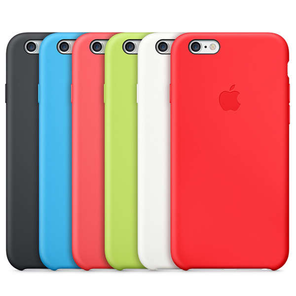عکس قاب سیلیکونی آیفون 6 - اورجینال اپل، عکس iPhone 6 Silicone Case - Apple Original