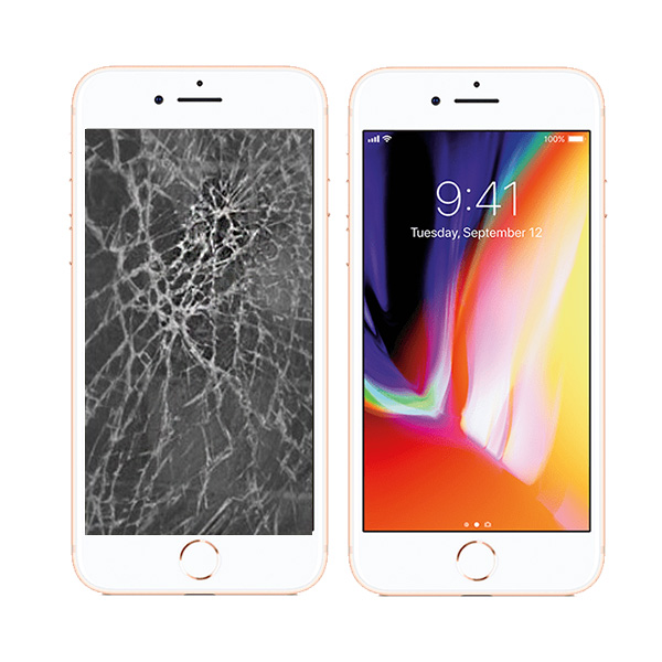 تصاویر تعویض گلس ال سی دی آیفون 8 پلاس، تصاویر iPhone 8 Plus Display Glass Replacement