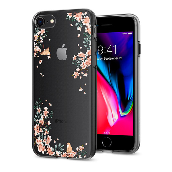 عکس iPhone 8/7 Case Spigen Liquid Crystal Blossom (22290)، عکس قاب آیفون 8/7 اسپیژن مدل Liquid Crystal Blossom