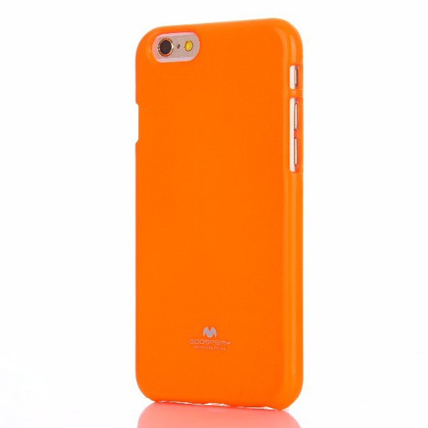 آلبوم Goospery i Jelly Case for iPhone 4.7 inch - Orange، آلبوم قاب گوسپری نارنجی مناسب برای آیفون 4.7 اینچی