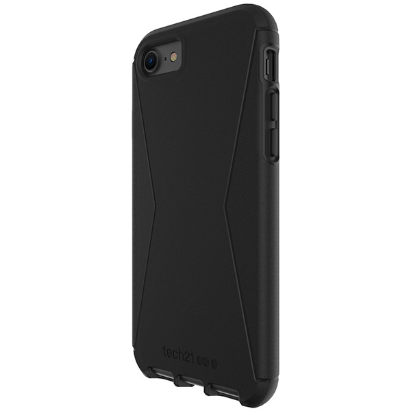 عکس iPhone 8/7 Case Tech21 Evo Tactical Black، عکس قاب آیفون 8/7 تک ۲۱ مدل Evo Tactical مشکی