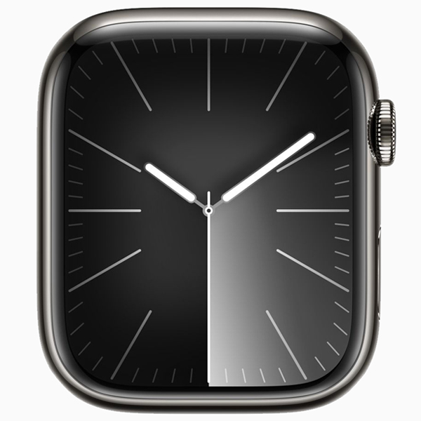 گالری ساعت اپل سری 9 سلولار Apple Watch Series 9 Cellular Graphite Stainless Steel Case with Graphite Milanese Loop 45mm، گالری ساعت اپل سری 9 سلولار بدنه استیل خاکستری و بند استیل میلان خاکستری 45 میلیمتر