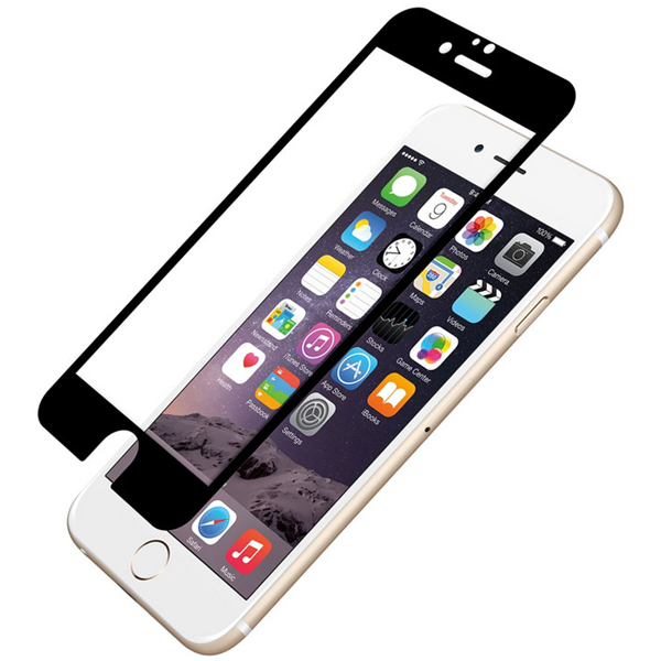 آلبوم iPhone 6S/6 Tempered Glass Screen Protector Black، آلبوم محافظ صفحه نمایش ضد ضربه مشکی آیفون 6 و 6 اس