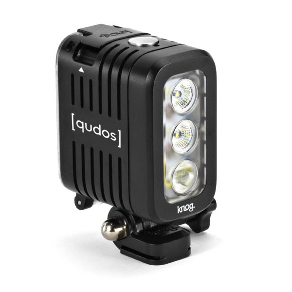تصاویر نور فیلمبرداری Knog مدل Qudos مناسب برای دوربین های ورزشی، تصاویر Knog Qudos Action