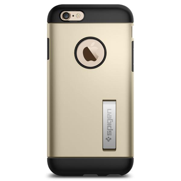 تصاویر قاب اسپیگن مدل Slim Armor طلایی مناسب برای آیفون 6 و 6 اس، تصاویر iPhone 6s/6 Case Spigen Slim Armor Gold