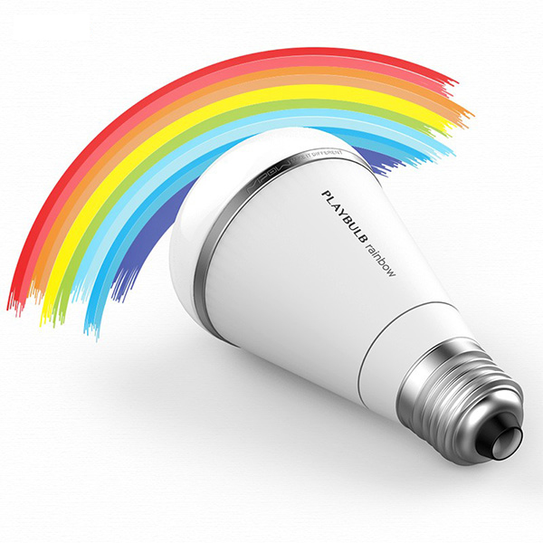 عکس Mipow Playbulb Rainbow Smart Bluetooth LED Color Light BTL200، عکس لامپ هوشمند مايپو مدل پلي بالب رينبو