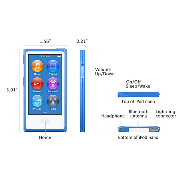 گالری آیپاد نانو جدید، گالری iPod Nano New