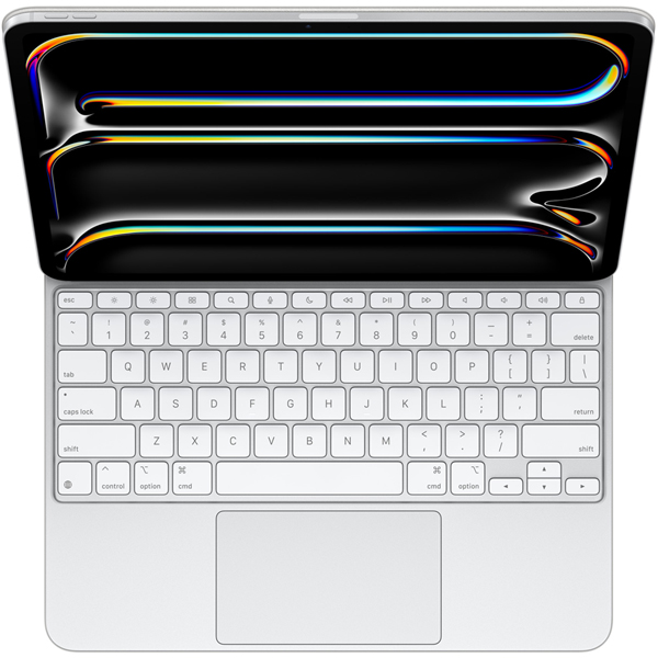 تصاویر مجیک کیبورد برای آیپد پرو 13 اینچ M4 رنگ سفید، تصاویر Magic Keyboard for iPad Pro 13 inch M4 White