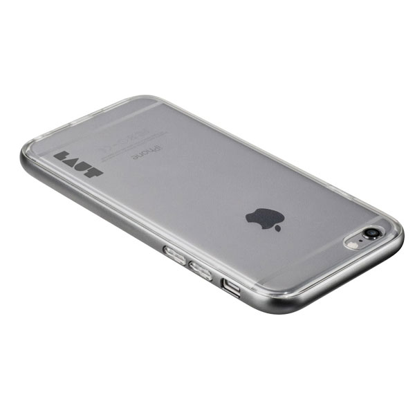 عکس iPhone 6/6S Case LAUT EXOFRAME - Gun Metal، عکس قاب آیفون 6 اس لائوت مدل اکزوفریم خاکستری