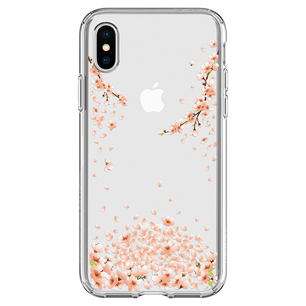 عکس قاب آیفون ایکس اسپیژن مدل Liquid Crystal Blossom، عکس iPhone X Case Spigen Liquid Crystal Blossom (22121)