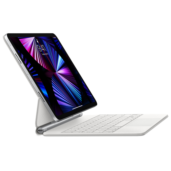 تصاویر مجیک کیبورد سفید برای آیپد پرو 11 اینچ 2021 و آیپد ایر 4، تصاویر Magic Keyboard for iPad Pro 11 inch 2021 and iPad Air 4 White