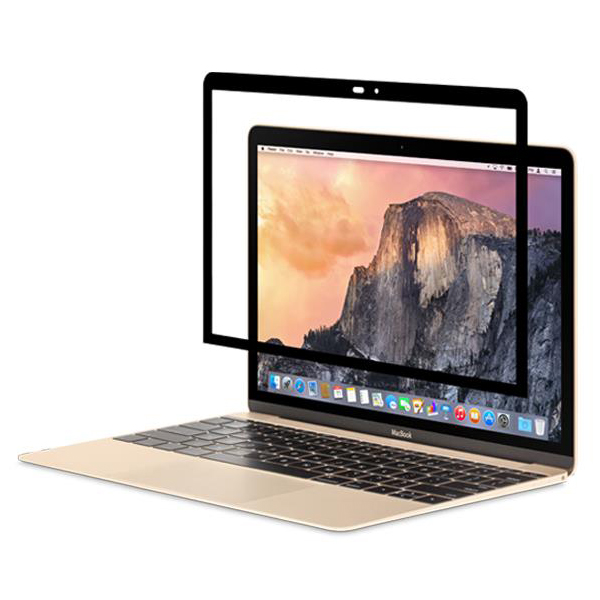 عکس MacBook 12 inch Screen Protector moshi ivisor، عکس محافظ صفحه مک بوک 12 اینج موشی آی ویزور