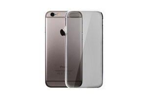 قیمت iPhone 6 / 6 Plus Transparent Case - Gray، قیمت قاب ژله ای آیفون 6 و 6 پلاس - دودی