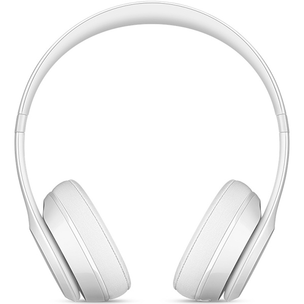 عکس هدفون Headphone Beats Solo3 Wireless On-Ear Headphones - Gloss White، عکس هدفون بیتس سولو 3 وایرلس سفید براق