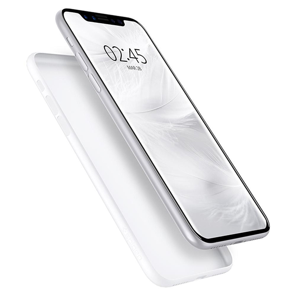 عکس iPhone X Case Spigen Air Skin 22114، عکس قاب آیفون X اسپیژن مدل Air Skin