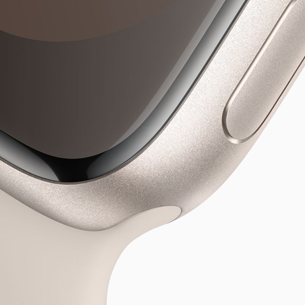 ویدیو ساعت اپل سری 9 بدنه آلومینیومی استارلایت و بند اسپرت استارلایت 41 میلیمتر، ویدیو Apple Watch Series 9 Starlight Aluminum Case with Starlight Sport Band 41mm
