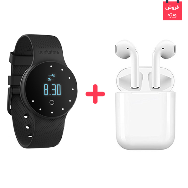 تصاویر ساعت هوشمند جیکس می + هدست بلوتوث ایر، تصاویر Smart Watch Geeks!Me + Bluetooth Headset Air