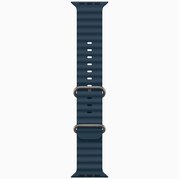 آلبوم ساعت اپل اولترا 2 بدنه تیتانیوم و بند اوشن آبی، آلبوم Apple Watch Ultra 2 Titanium Case with Blue Ocean Band