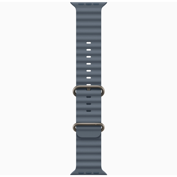 آلبوم ساعت اپل اولترا 3 بدنه تیتانیوم نچرال و بند اوشن آبی، آلبوم Apple Watch Ultra 3 Natural Titanium Case with Anchor Blue ocean Band