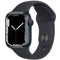 Apple Watch Series 7 GPS Midnight Aluminum Case with Midnight Sport Band 41mm، ساعت اپل سری 7 جی پی اس بدنه آلومینیومی میدنایت و بند اسپرت میدنایت 41 میلیمتر