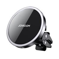 Joyroom magnetic wireless car charge holder JR-ZS240، پایه نگهدارنده و شارژر بی سیم گوشی موبایل جوی روم مدل JR-ZS240