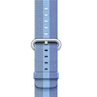 Apple Watch Band Woven Nylon Tahoe Blue Stripe، بند اپل واچ نایلون مدل Woven Tahoe Blue Stripe