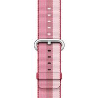 Apple Watch Band Woven Nylon Berry Stripe، بند اپل واچ نایلون مدل Woven Berry Stripe