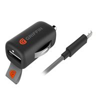 Car Charger Griffin Small With Lightning Connector، شارژر فندکی گریفین مدل اسمال با کابل لایتنینگ