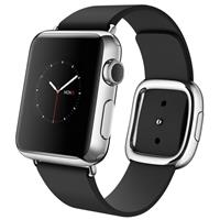 Apple Watch Watch Stainless Steel Case Black Modern Buckle 38mm، ساعت اپل بدنه استیل بند مشکی سگک مدرن 38 میلیمتر