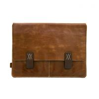 VORYA Leather Portfolio 12" Caramel، کیف چرمی وریا مناسب برای مک بوک 12 اینچ (کاراملی)