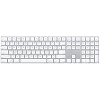 Apple Magic Keyboard with Numeric Keypad Silver، مجیک کیبورد اپل دارای نامپد نقره ای - کیبورد 2