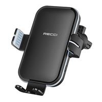RECCI Wireless Charging Car Holder RHO-C13، هولدر موبایل با قابلیت شارژ بی سیم رسی مدل RHO-C13