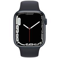 ساعت اپل سری 7 جی پی اس Apple Watch Series 7 GPS Midnight Aluminum Case with Midnight Sport Band 45mm ﴿ ساعت اپل سری 7 جی پی اس بدنه آلومینیومی میدنایت و بند اسپرت میدنایت 45 میلیمتر ﴾
