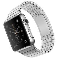 Apple Watch Watch Stainless Steel Case Link Bracelet Band 42mm، ساعت اپل بدنه استیل بند دستبندی استیل 42 میلیمتر
