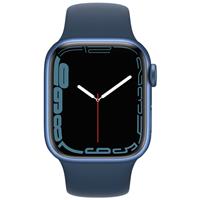 ساعت اپل سری 7 جی پی اس Apple Watch Series 7 GPS Blue Aluminum Case with Abyss Blue Sport Band 41 mm ﴿ ساعت اپل سری 7 جی پی اس بدنه آلومینیومی آبی و بند اسپرت آبی 41 میلیمتر ﴾