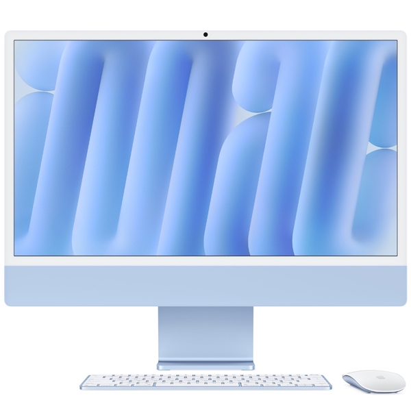 تصاویر آی مک 24 اینچ M4 آبی کاستمایز (10C-10C/32-2TB) سال 2024، تصاویر iMac 24 inch M4 CTO Blue (10C-10C/32-2TB) 2024