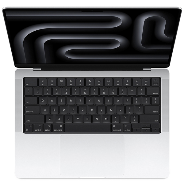 عکس مک بوک پرو ام 4 مدل MW2X3 رنگ نقره ای14 اینچ 2024، عکس MacBook Pro M4 MW2X3 Silver 14 inch 2024